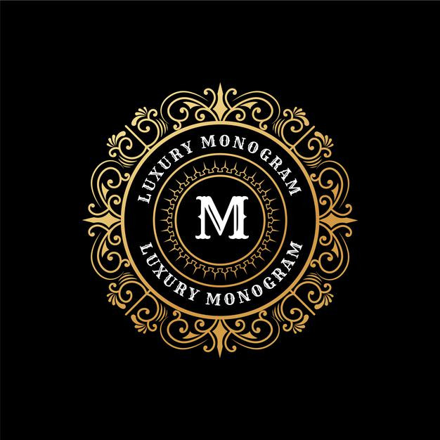 欧式华丽装饰徽标,标志logo