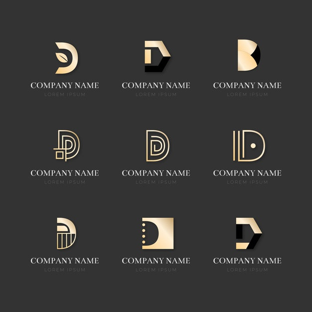 d字母logo标志