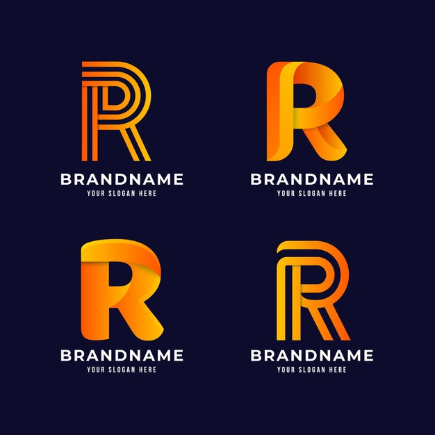 r字母logo标志