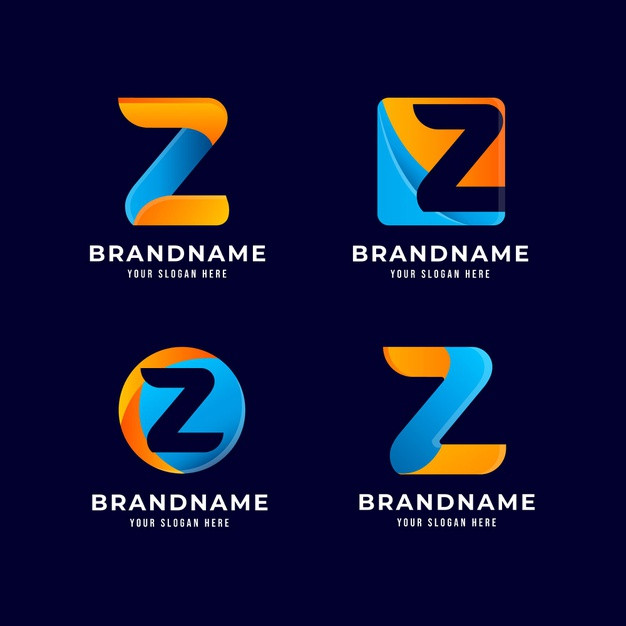 渐变z字母logo标志