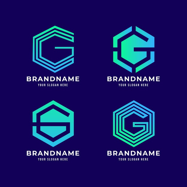 创意字母glogo标志