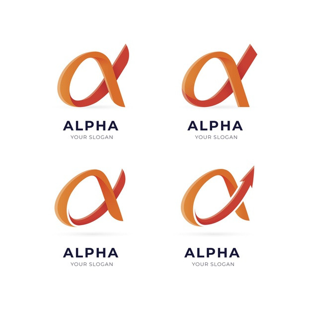 字母a，α，logo标志矢量图素材