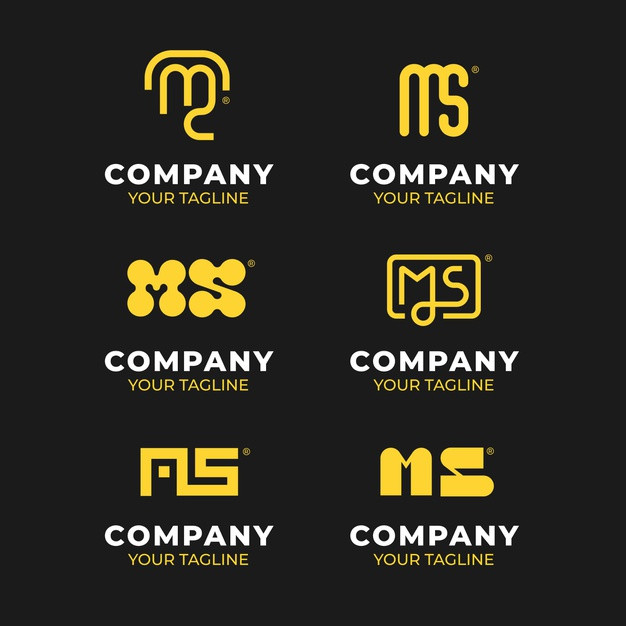 ms字母logo标志