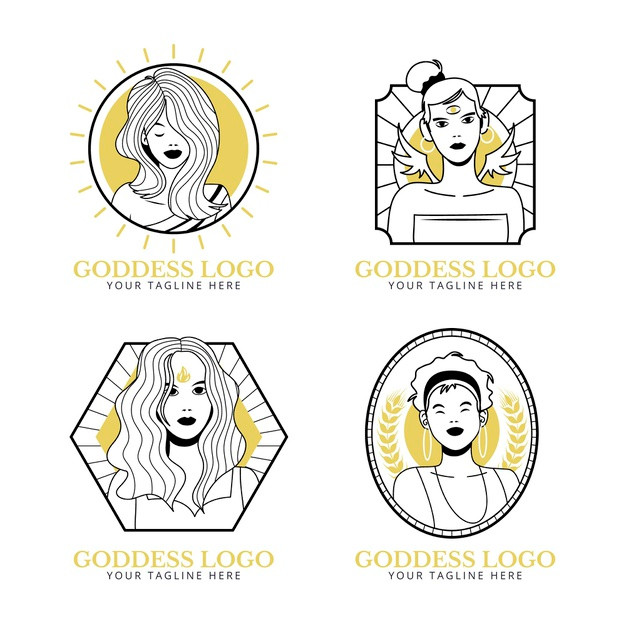 女神女人logo标志