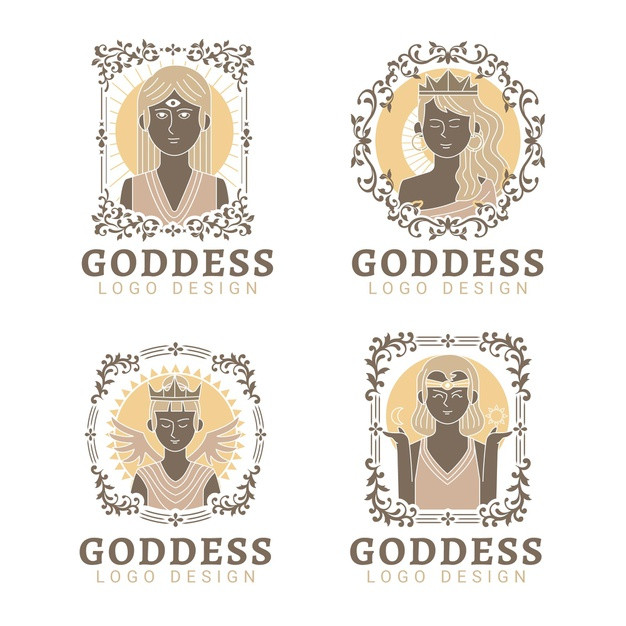 女神女人logo标志