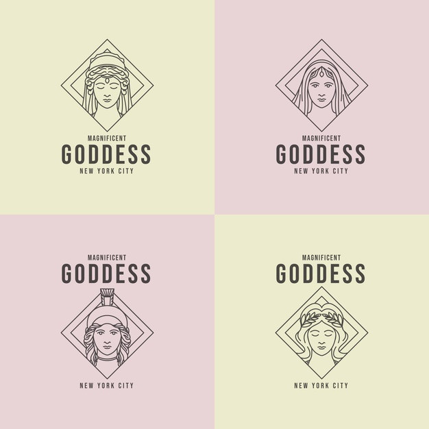 女神女人logo标志