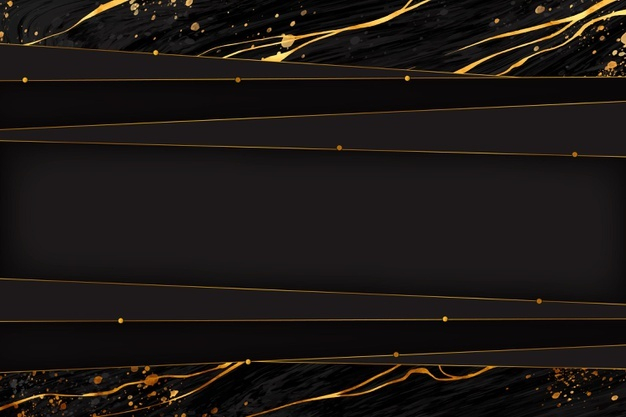 黑色和金色大理石边框背景