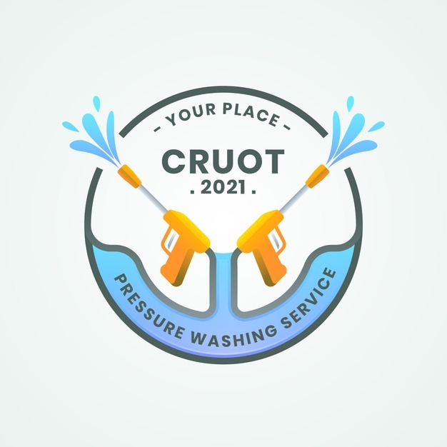 压力洗涤高压水枪洗车logo标志