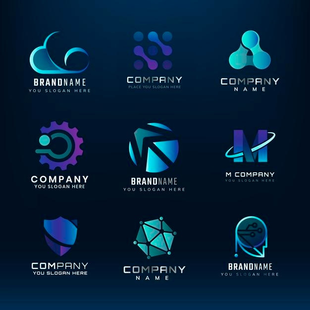 科技公司logo标志矢量图素材