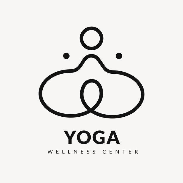 瑜伽健康logo标志矢量图素材