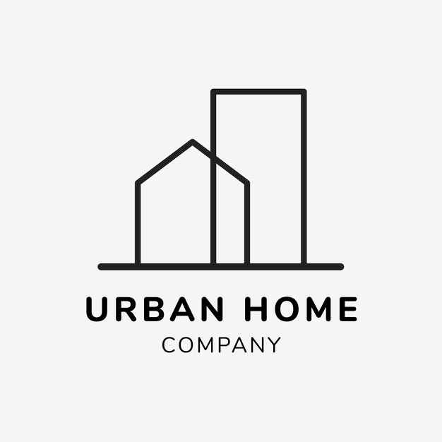 建筑房地产房子logo标志矢量图素材