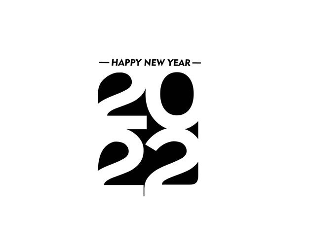 2022新年图标logo艺术字矢量图素材