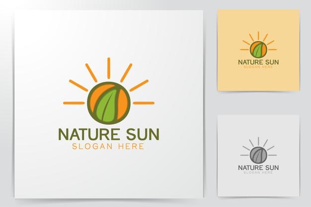 太阳花阳光logo标志矢量图素材