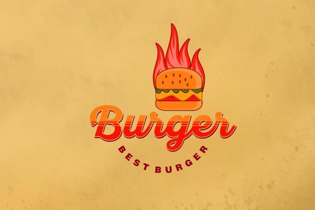 汉堡快餐logo标志矢量图素材