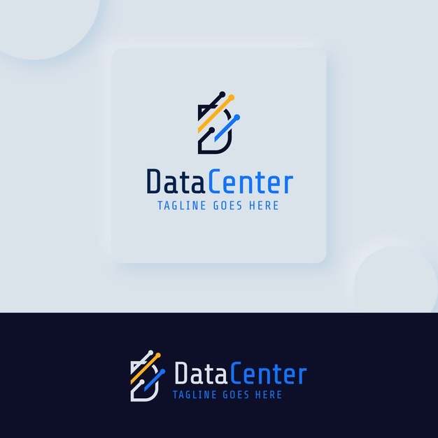 字母D数据logo标志矢量图素材