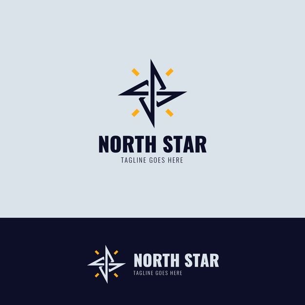 北极星logo标志矢量图素材