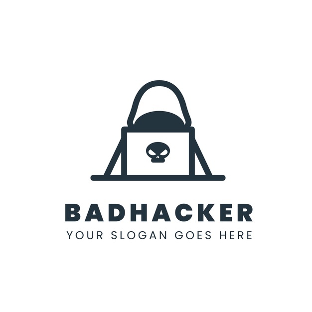创意黑客logo标志矢量图素材