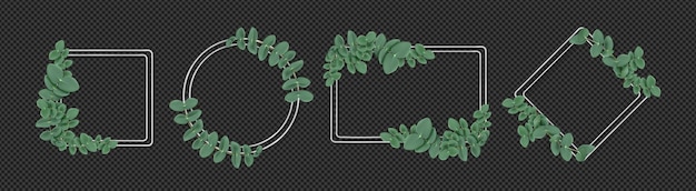 植物叶子树叶边框元素