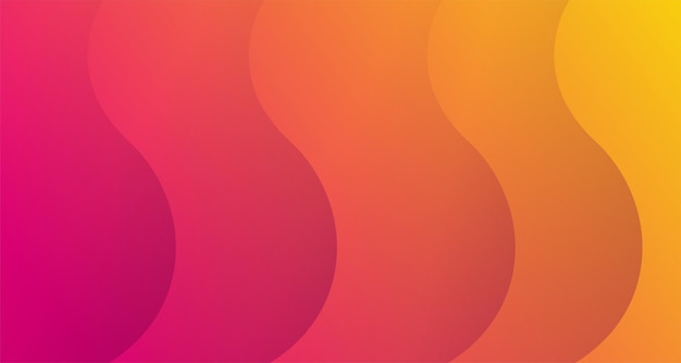 抽象简约现代渐变橙色背景