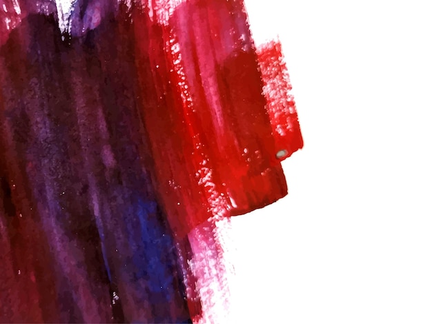 红色水彩墨迹手绘笔迹背景纹理