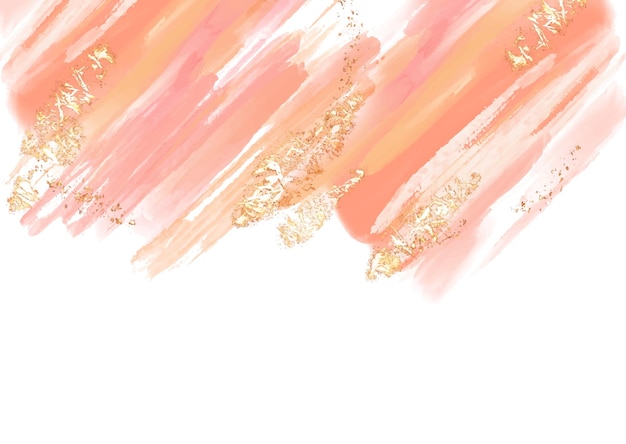 水彩粉色纹理笔触背景