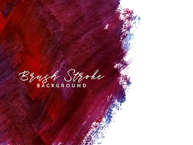 紫色和蓝色彩色墨迹手绘笔触背景纹理