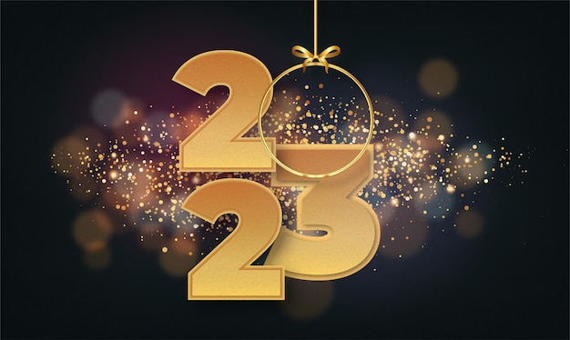 2023年数字艺术字背景