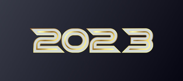 2023年数字艺术字图标元素