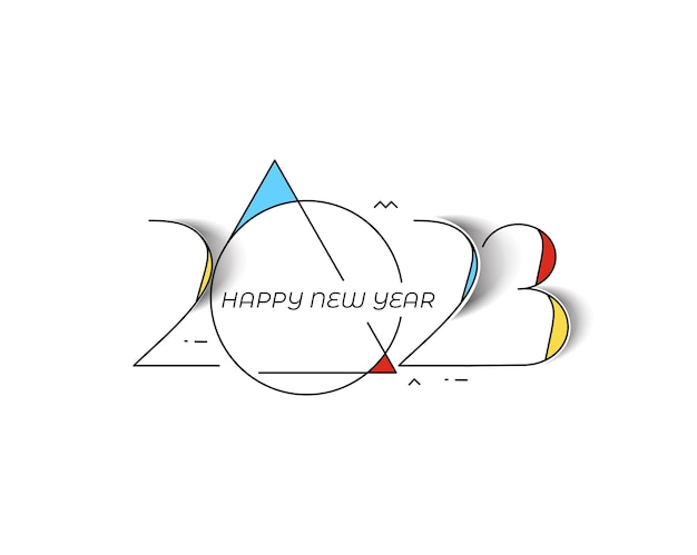 2023年数字艺术字图标元素