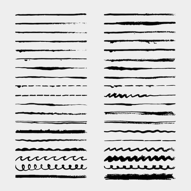 墨迹墨水笔触笔刷纹理