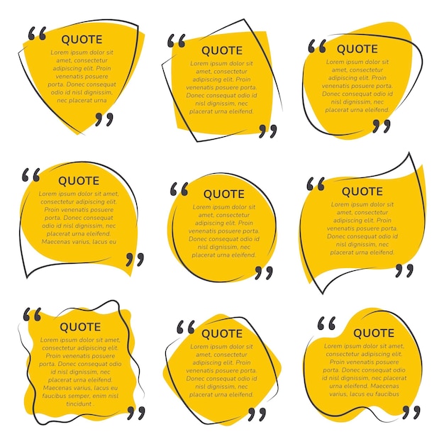 手绘聊天对话框消息气泡元素