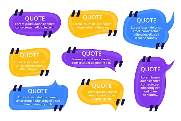 手绘聊天对话框消息气泡元素