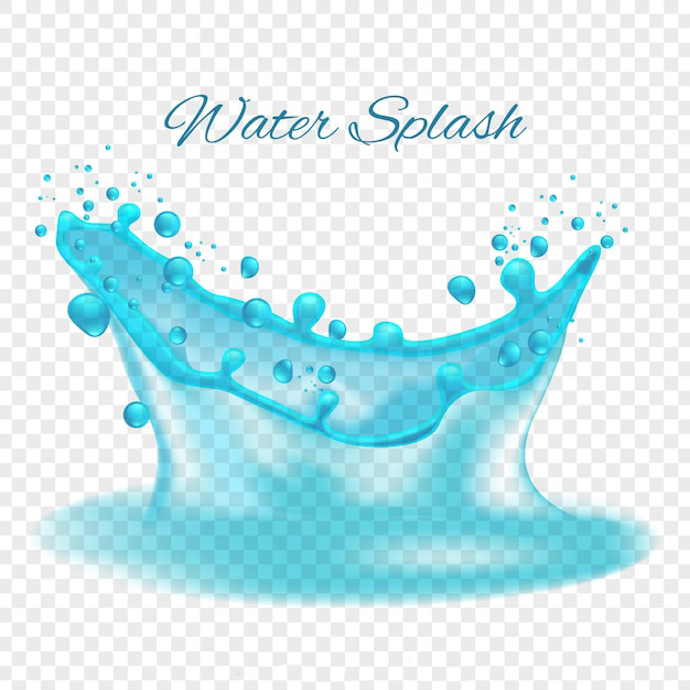 水花一滴水飞溅液体