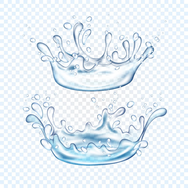 水滴水花皇冠