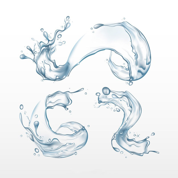 水滴水花飞溅元素