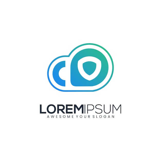 字母c科技安全logo标志