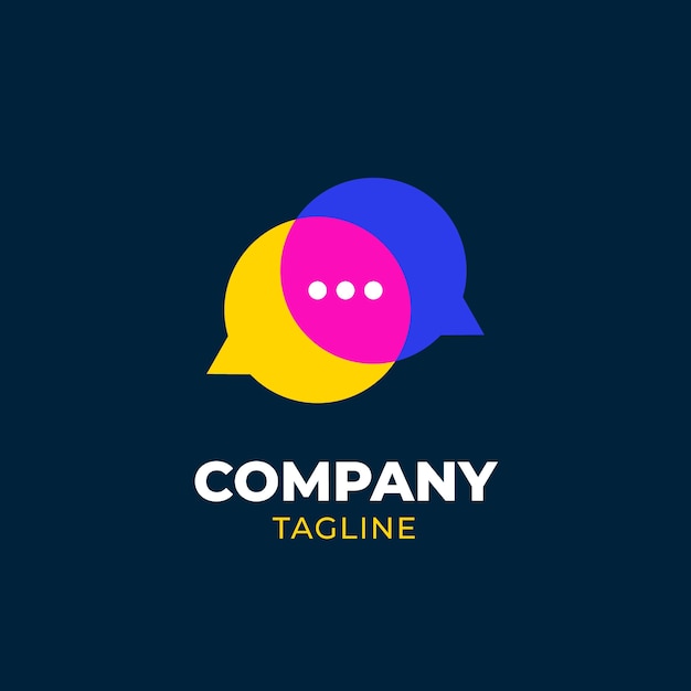 通信社交标志logo