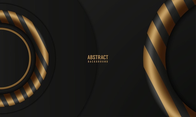 圆形华丽管道黑色抽象背景