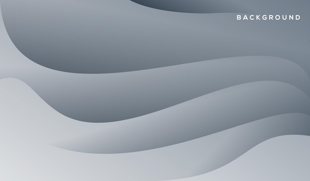 层叠灰色波浪抽象背景