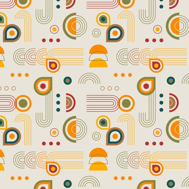 波西米亚风格几何图案