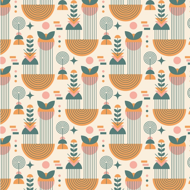 波西米亚风格几何图案