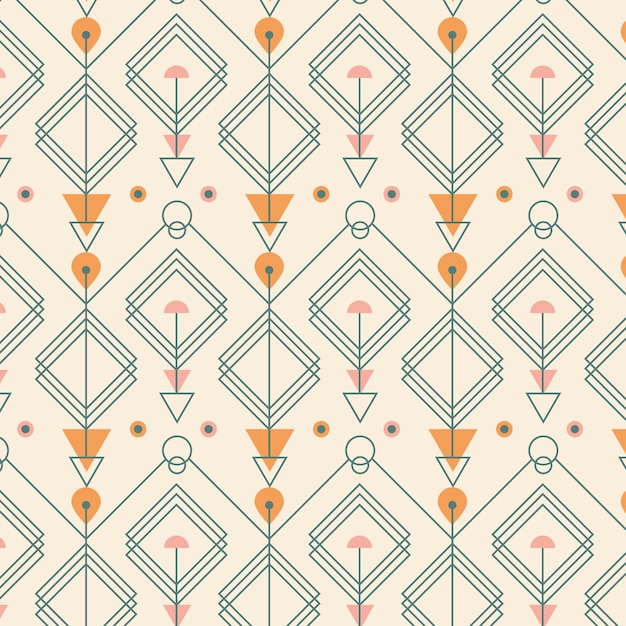 波西米亚风格几何图案