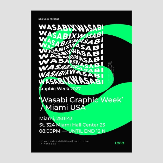 粗野主义时尚设计模板