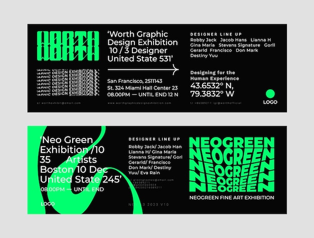 粗野主义时尚设计模板