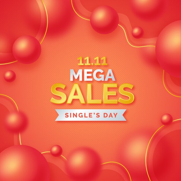 双十一banner横幅活动模板