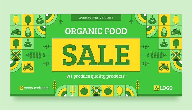 农业公司农业产品banner横幅模板