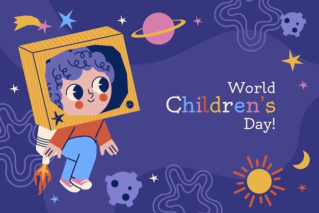 儿童节背景模板