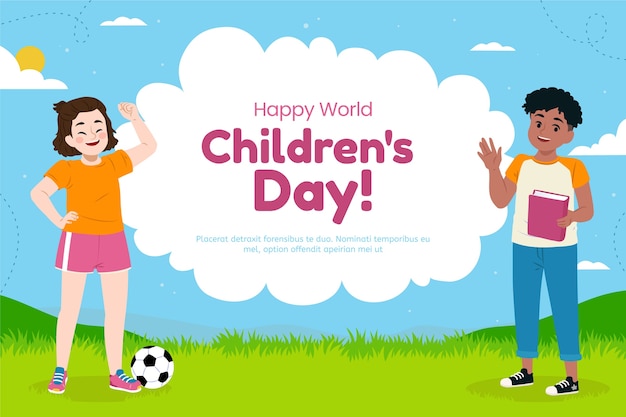 儿童节背景模板