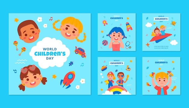 儿童节背景模板