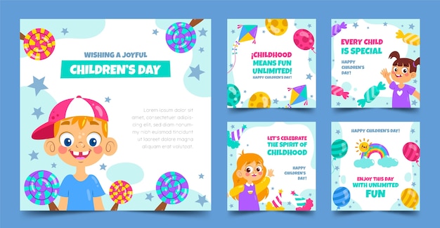 儿童节背景模板